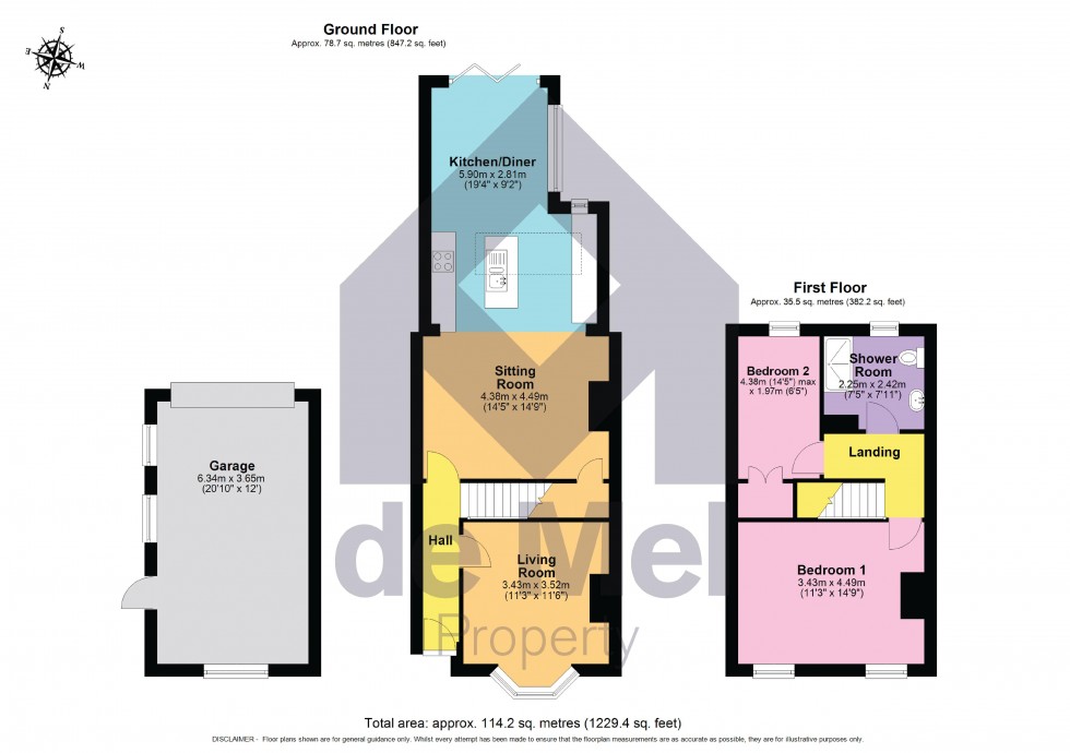 Floorplan for Fairhaven Road, Leckhampton, Cheltenham, Gloucestershire, GL53