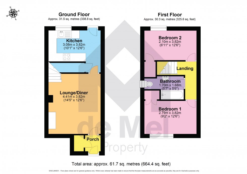 Floorplan for River Leys, Cheltenham