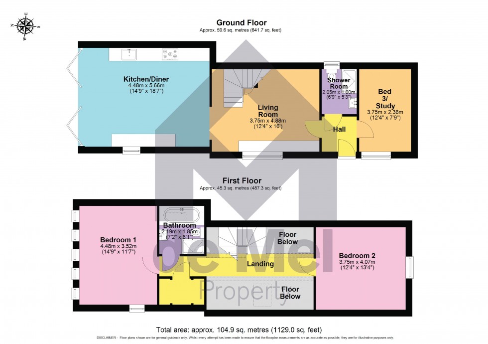 Floorplan for The Blacksmiths Shop, Gretton Road, Gretton