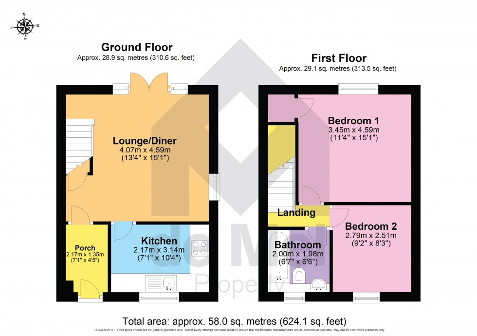 Floorplan for Otters Field, Greet