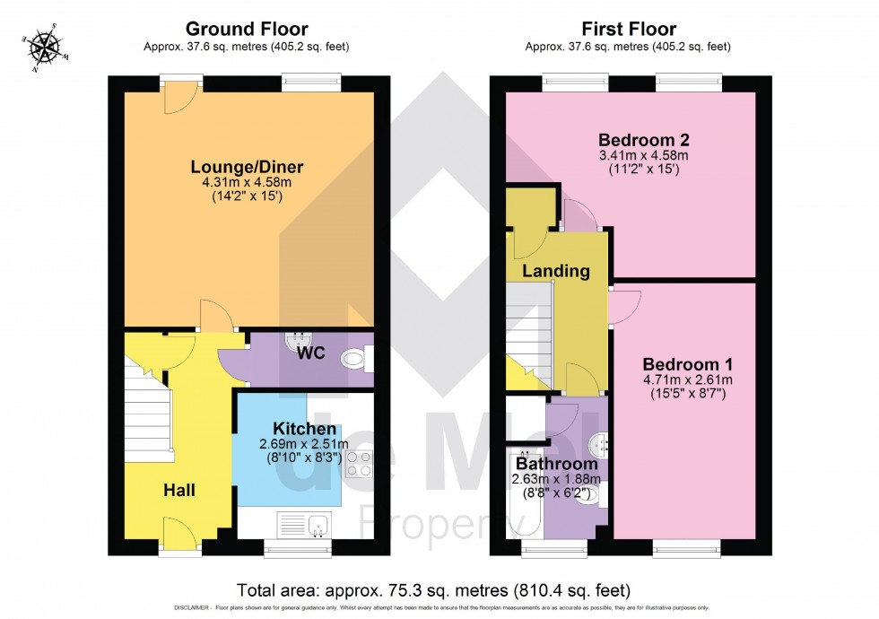 Floorplan for Honeysuckle Avenue , Leckhampton