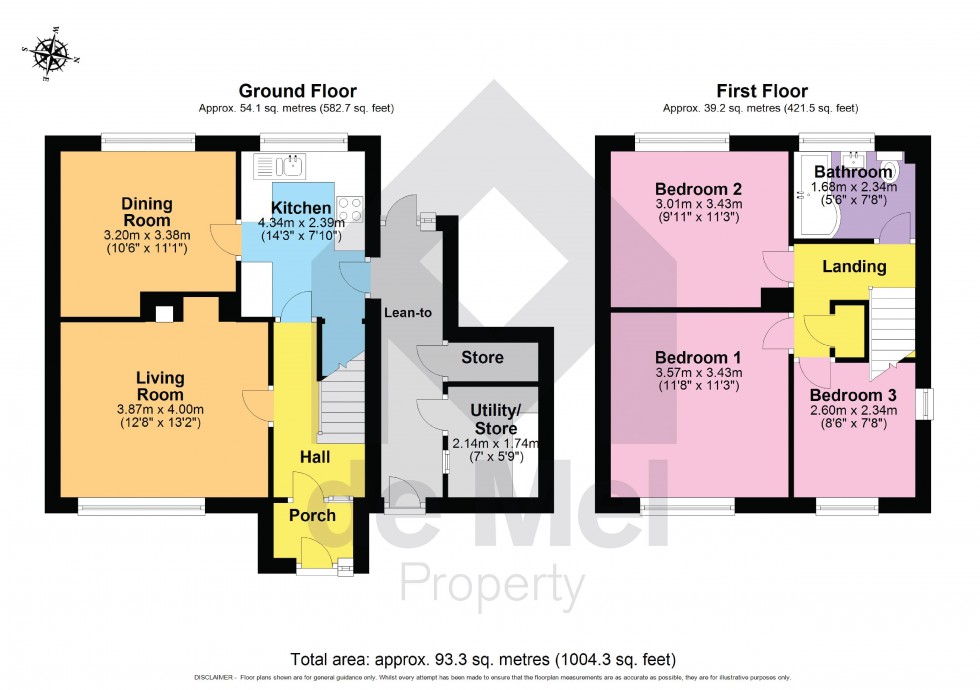Floorplan for Linworth Road, Bishops Cleeve