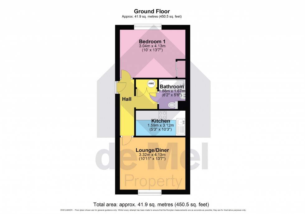 Floorplan for St. Peters Close, Cheltenham