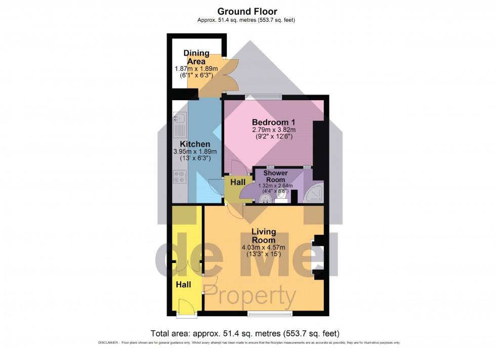 Floorplan for Grosvenor Place South, Cheltenham