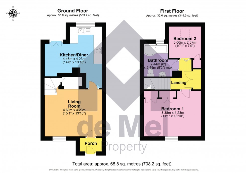 Floorplan for Hisnams Field, Bishops Cleeve, Cheltenham, GL52