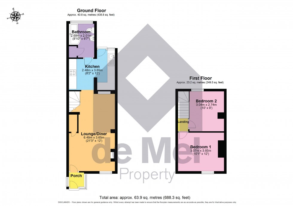 Floorplan for Marsh Lane, Cheltenham