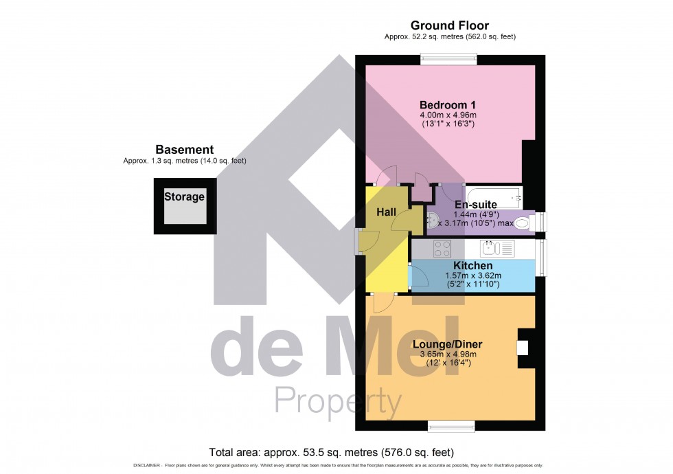 Floorplan for St. Georges Road, Cheltenham