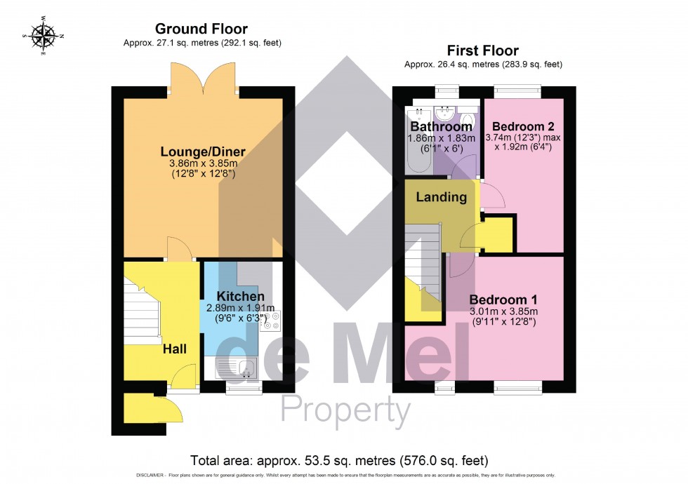 Floorplan for Chiltern Avenue, Bishops Cleeve