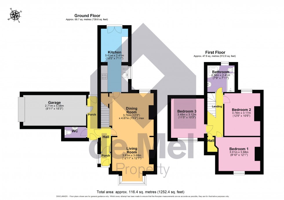 Floorplan for Two Hedges Road, Bishops Cleeve, Cheltenham, GL52