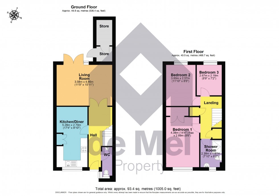 Floorplan for New Street, Charlton Kings, Cheltenham