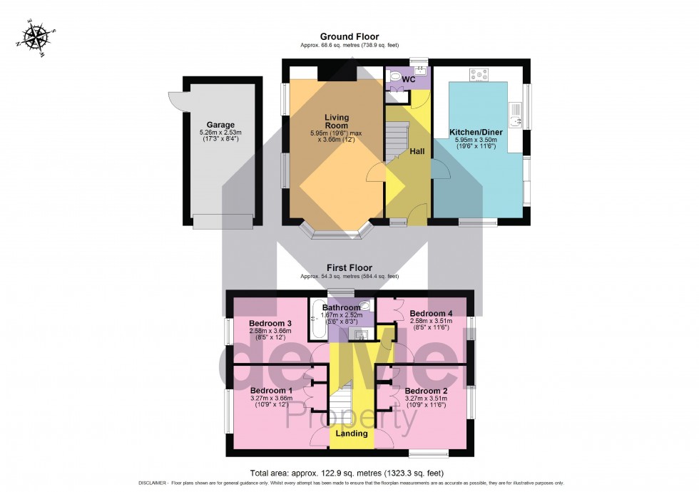 Floorplan for Pecked Lane, Bishops Cleeve