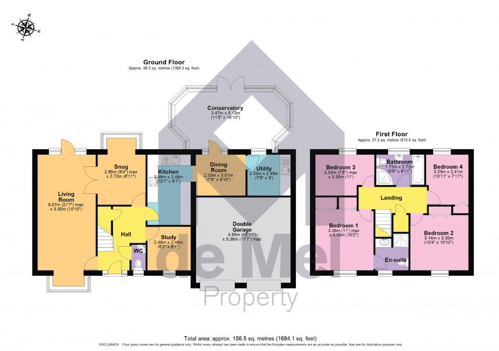 Floorplan for Shrublands, Charlton Kings, Cheltenham, Gloucestershire, GL53