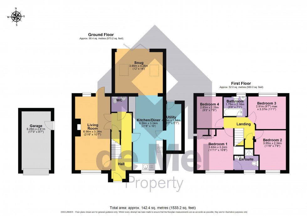 Floorplan for Hanson Gardens, Bishops Cleeve
