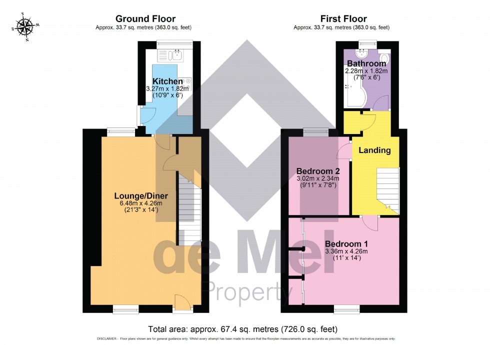 Floorplan for Fairview Street, Cheltenham