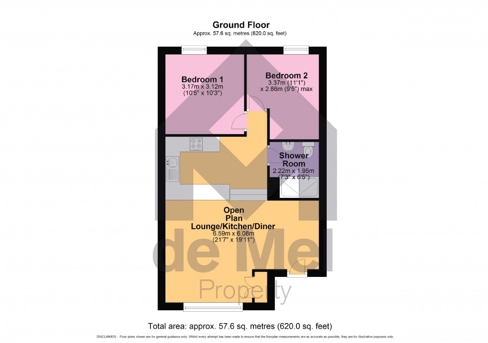Floorplan for Glenfall Street, Cheltenham