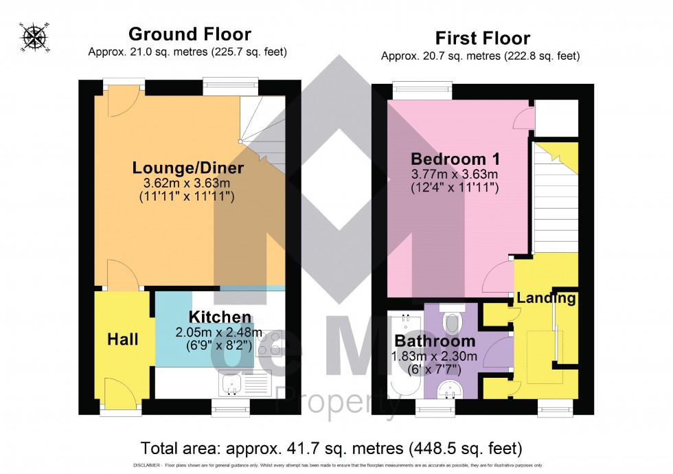 Floorplan for The Cloisters, Bishops Cleeve