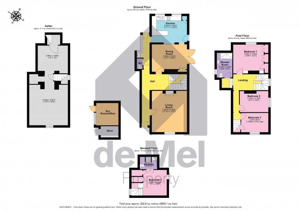 Floorplan for Elmley Road, Ashton-Under-Hill