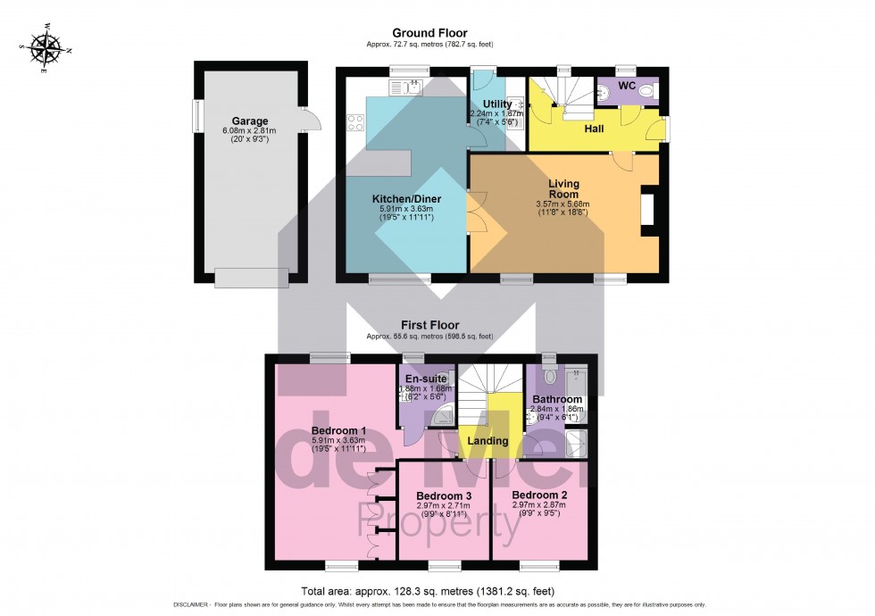 Floorplan for Aston Cross, Tewkesbury, GL20