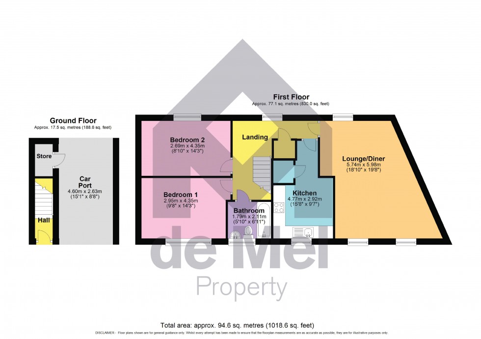 Floorplan for Burford Road, Cheltenham