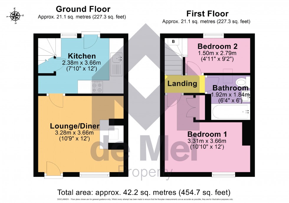 Floorplan for Bull Lane, Winchcombe, Gloucestershire, GL54