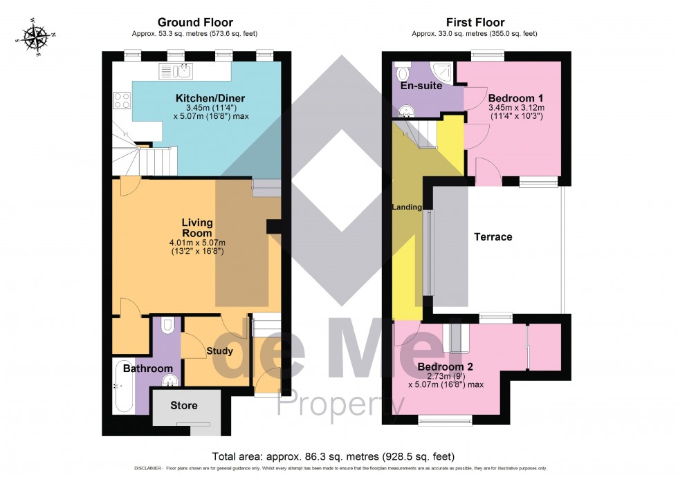Floorplan for Back Albert Place, Cheltenham