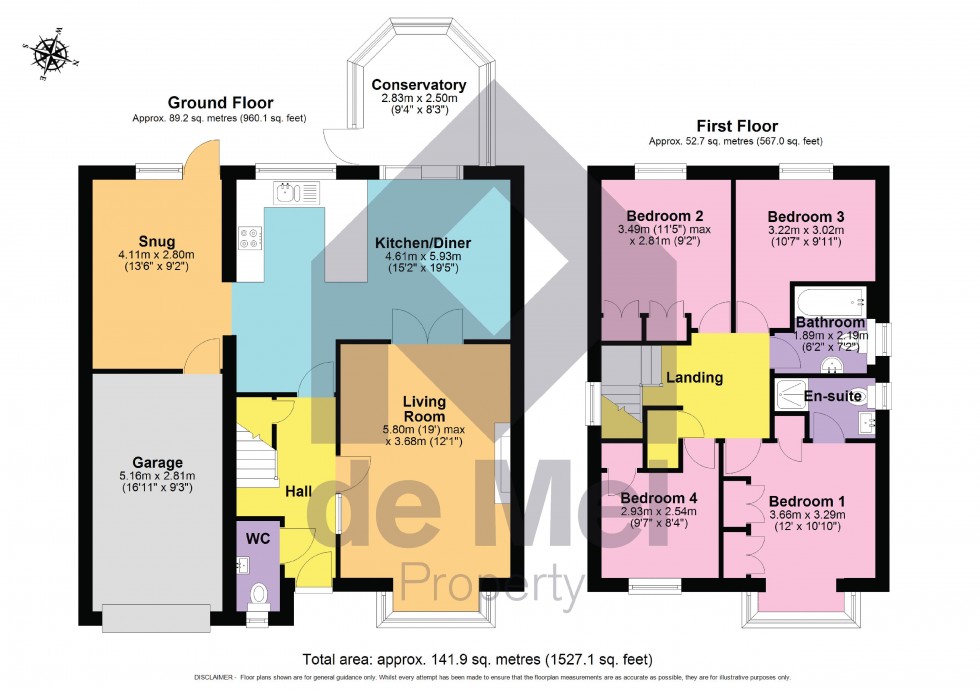 Floorplan for Silverwood Way, Hatherley