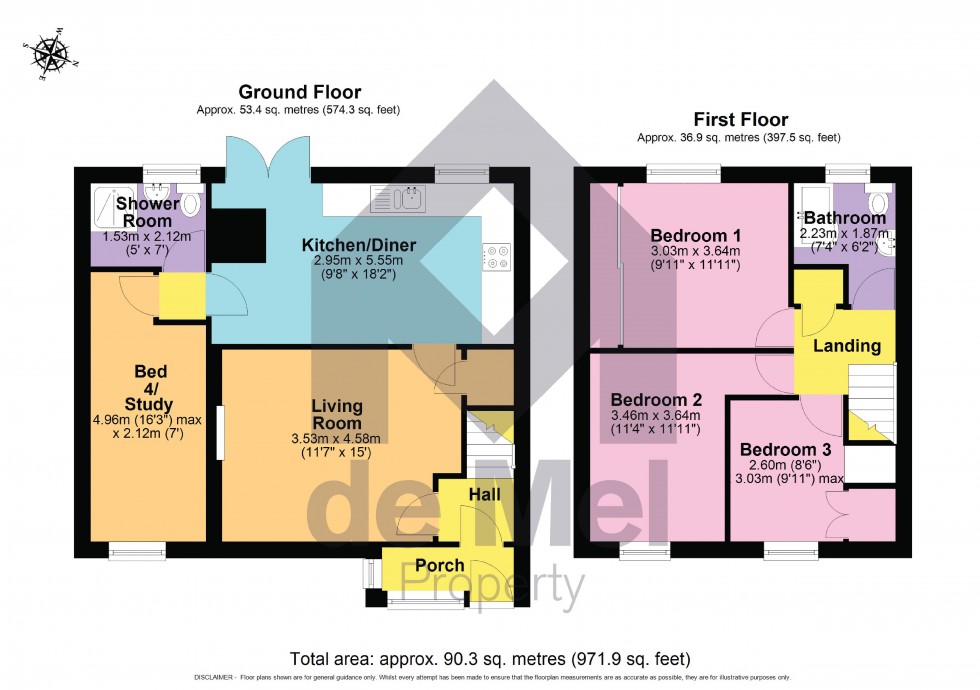 Floorplan for Cornmeadow Drive, Cheltenham