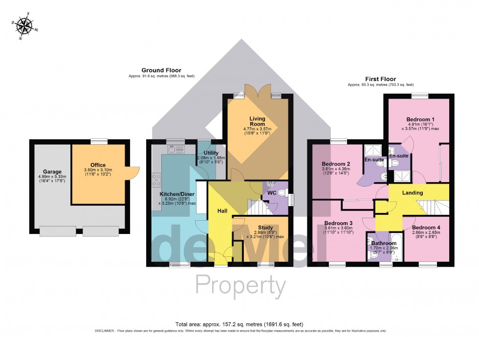 Floorplan for Tudor Close, Winchcombe