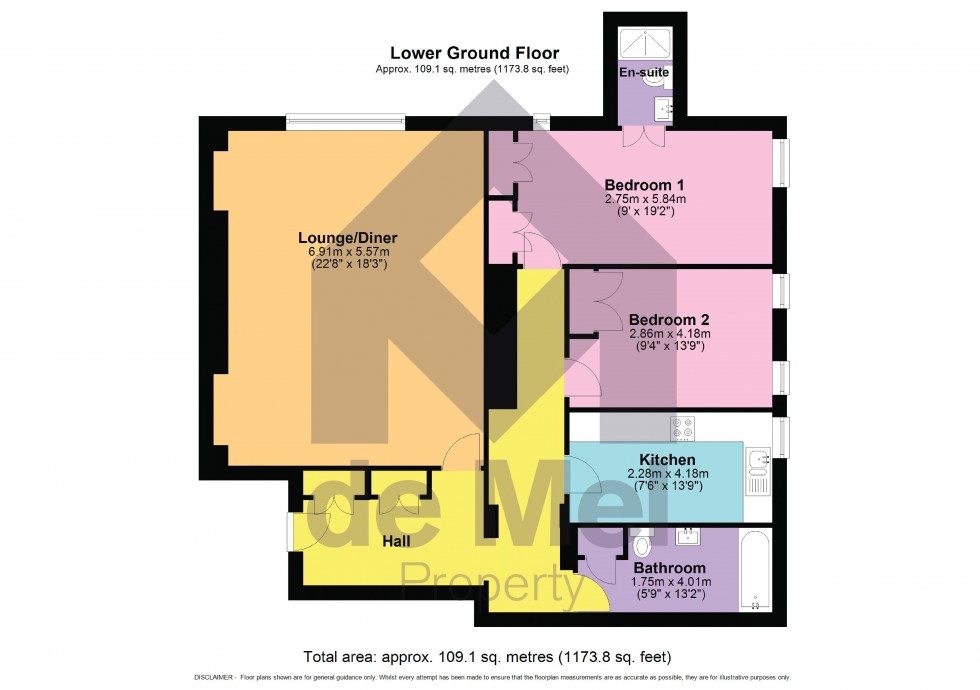 Floorplan for Suffolk Square, Cheltenham