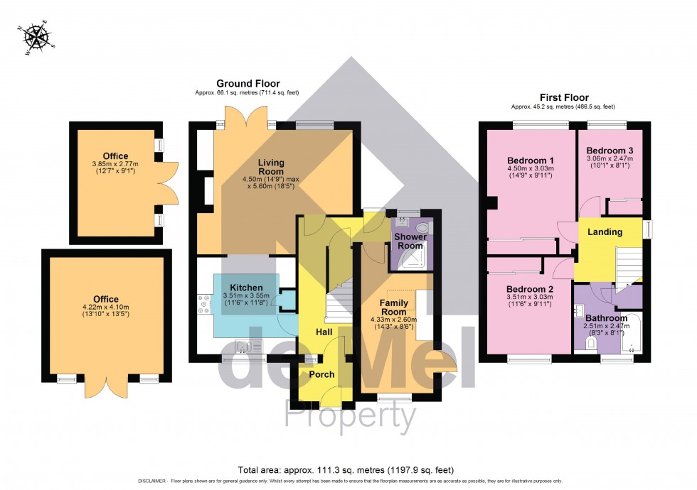 Floorplan for Evesham Road, Greet, Winchcombe