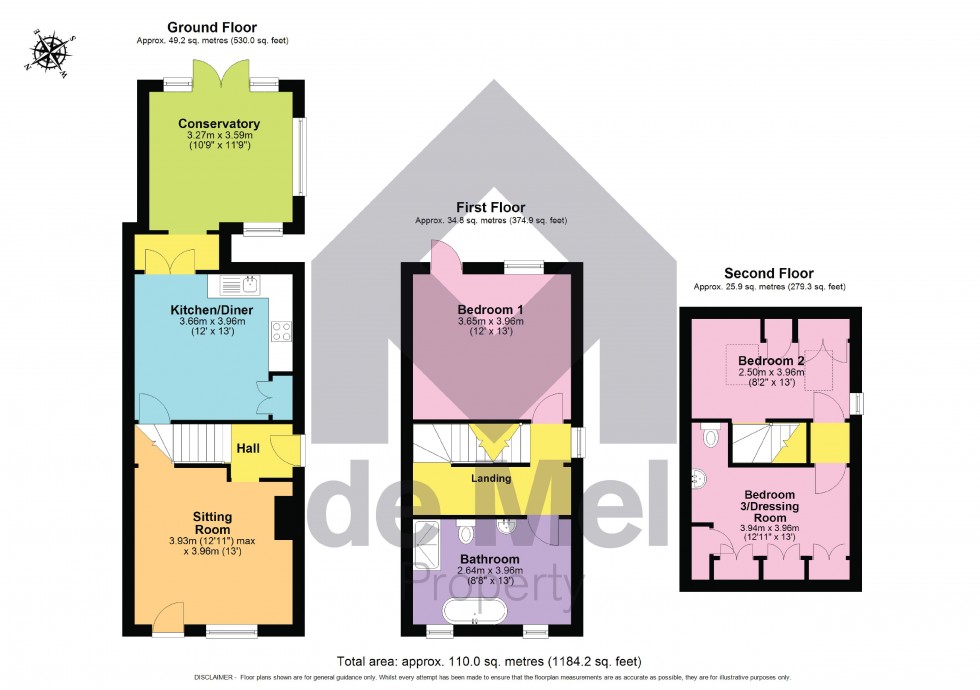 Floorplan for Cheltenham Road, Winchcombe