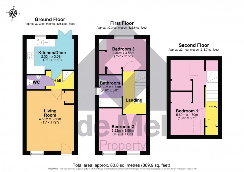 Floorplan for Coleford Road, Cheltenham