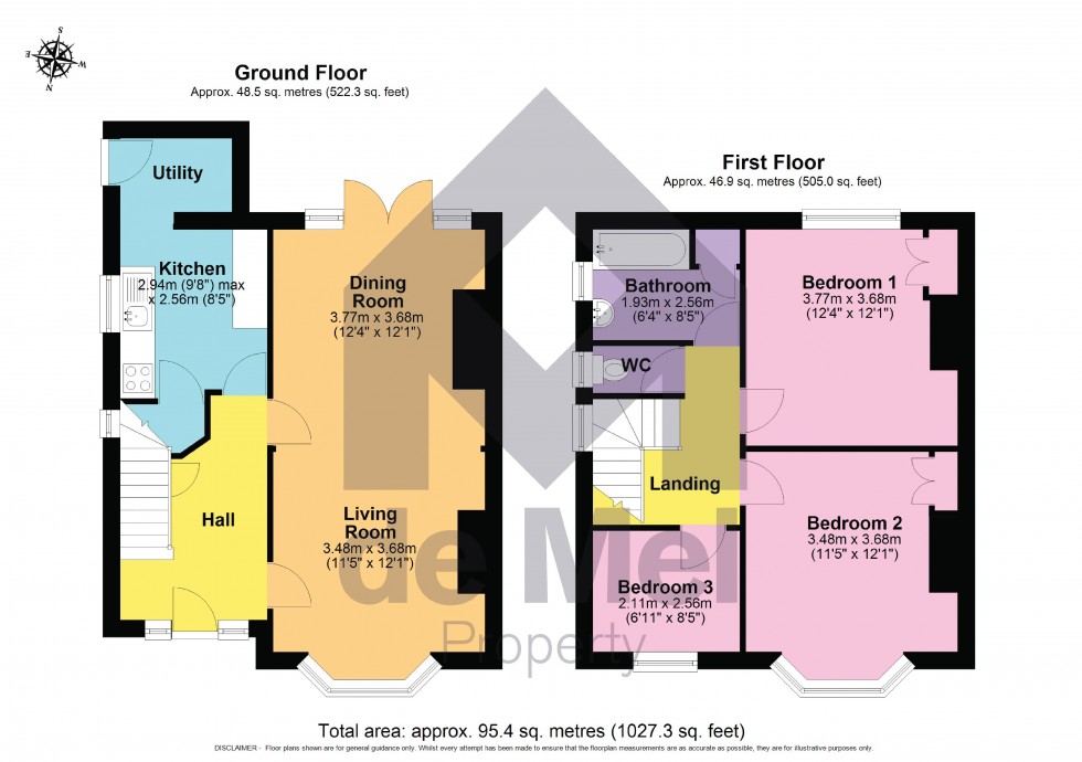 Floorplan for Station Road, Bishops Cleeve