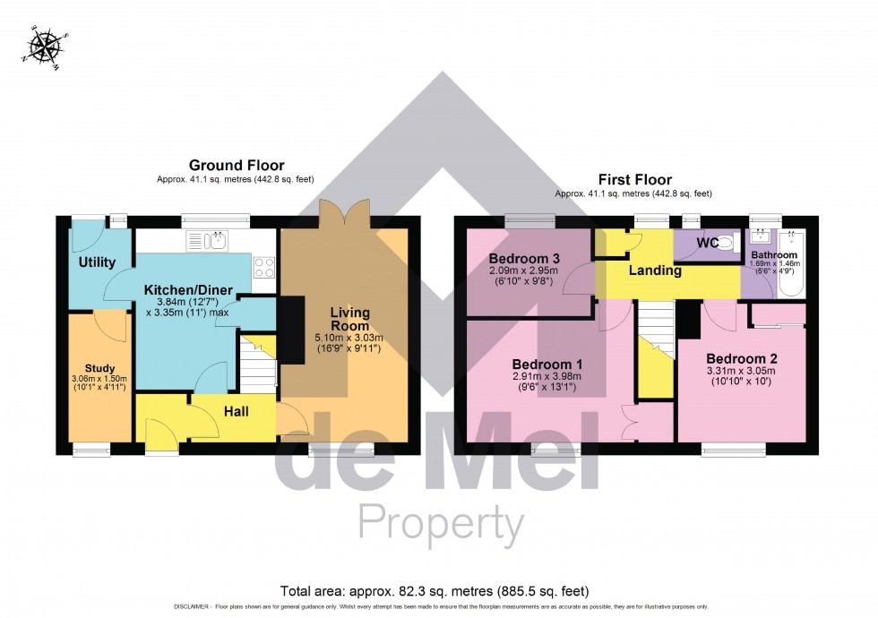 Floorplan for Ellison Road, Cheltenham