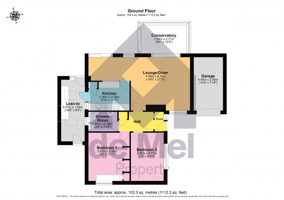Floorplan for Cleevelands Drive, Cheltenham