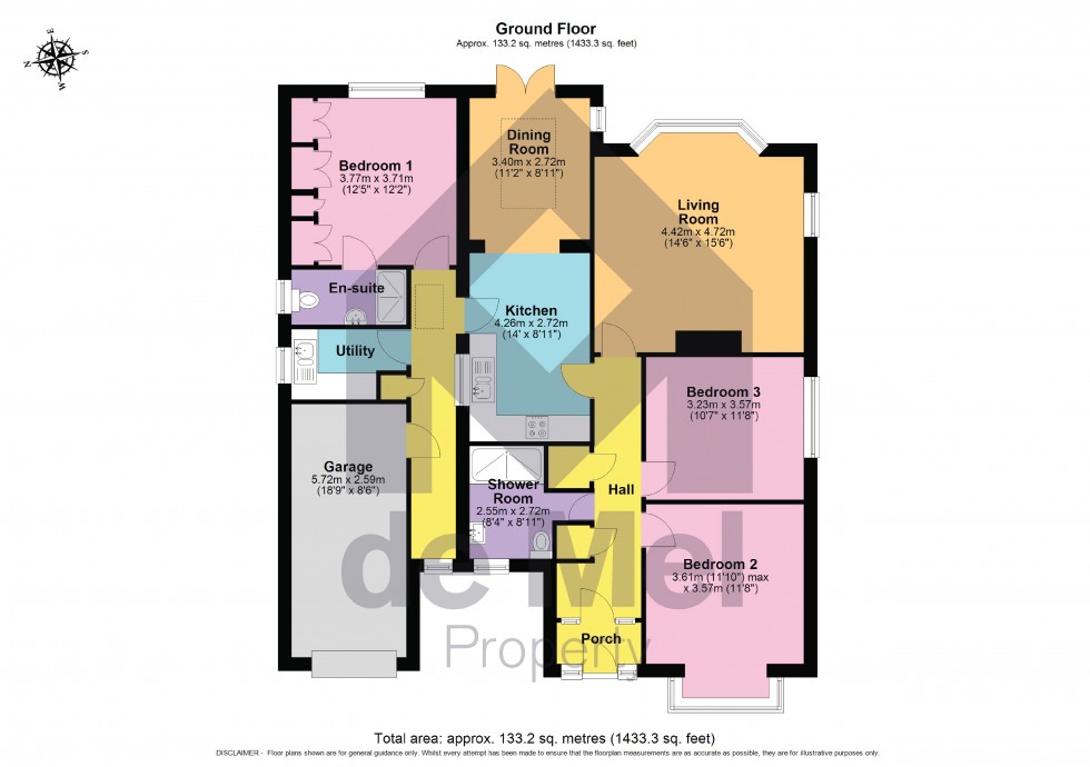 Floorplan for Bowbridge Lane, Prestbury