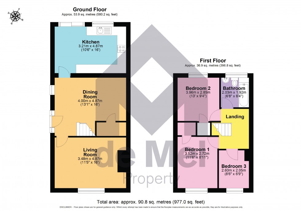 Floorplan for Broad Oak Way, Hatherley