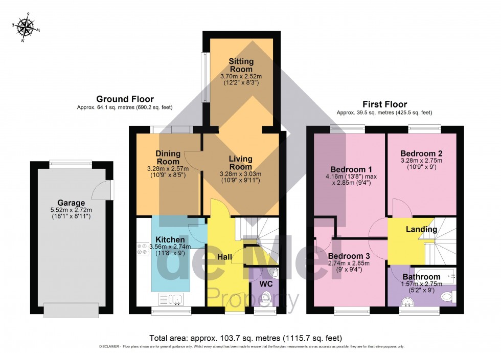 Floorplan for Elders Field, Winchcombe