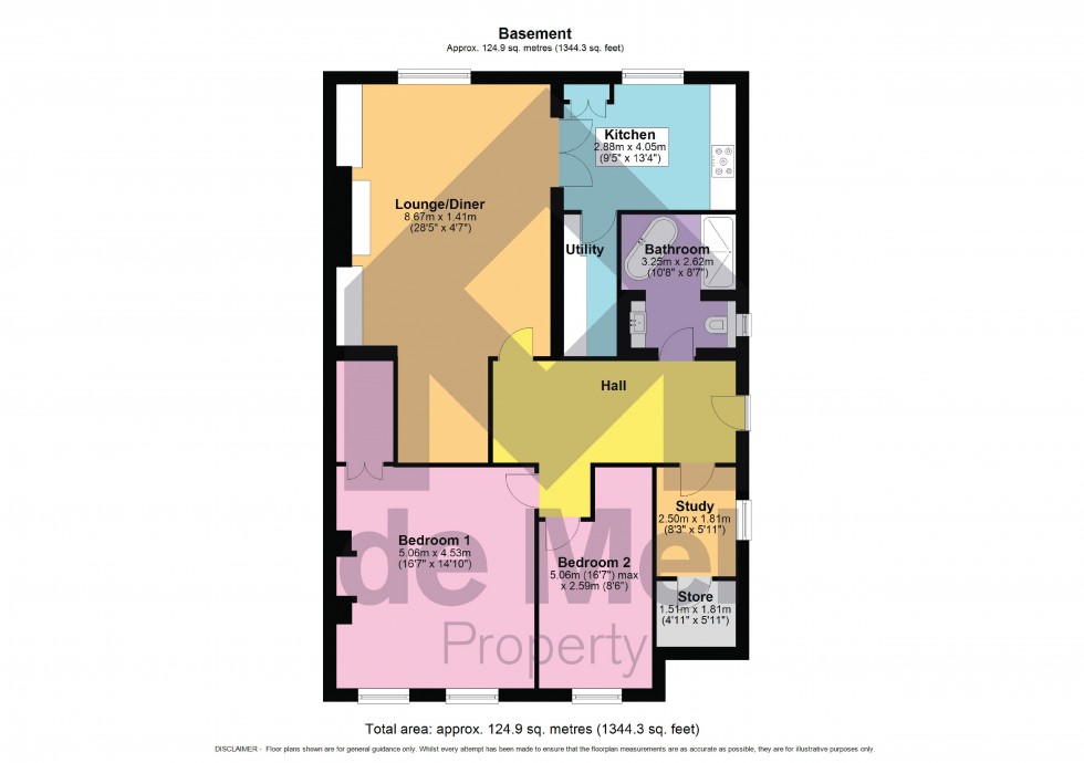 Floorplan for Lansdown Road, Cheltenham