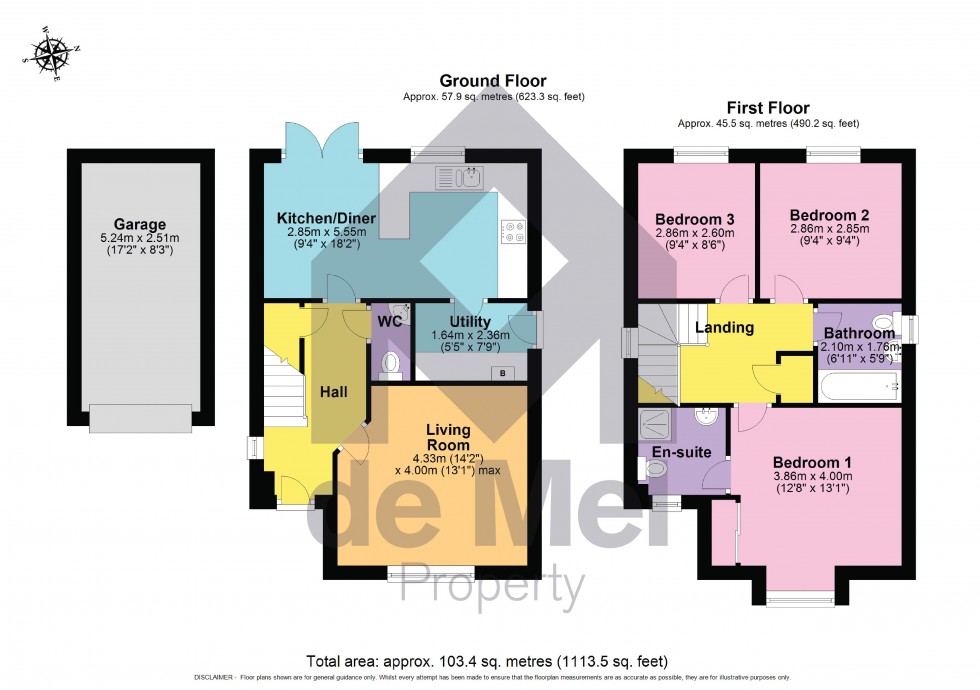 Floorplan for Amberoid Drive, Bishops Cleeve