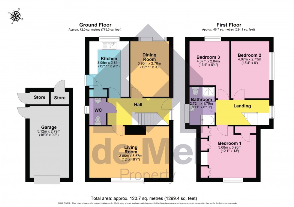 Floorplan for Church Road, Swindon Village, Cheltenham, GL51