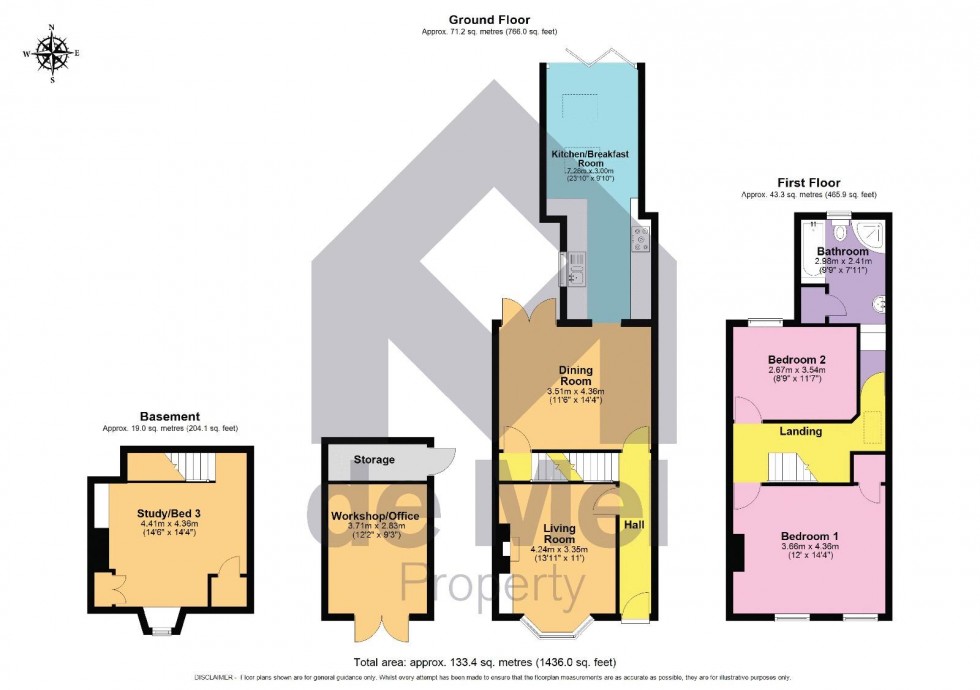 Floorplan for Lyefield Road East, Charlton Kings