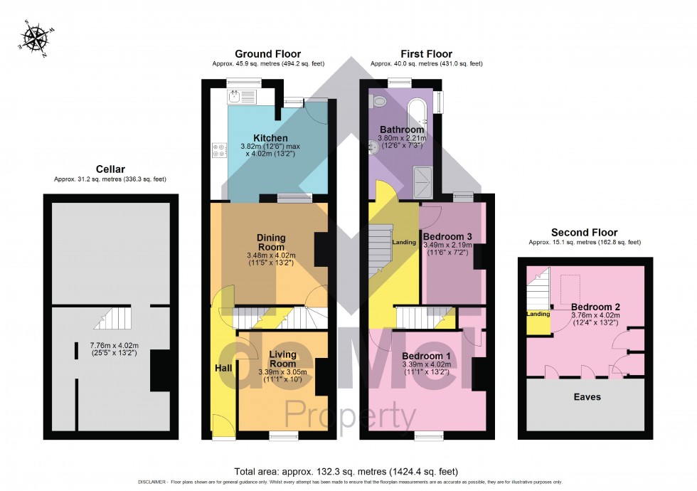 Floorplan for Whaddon Road, Cheltenham