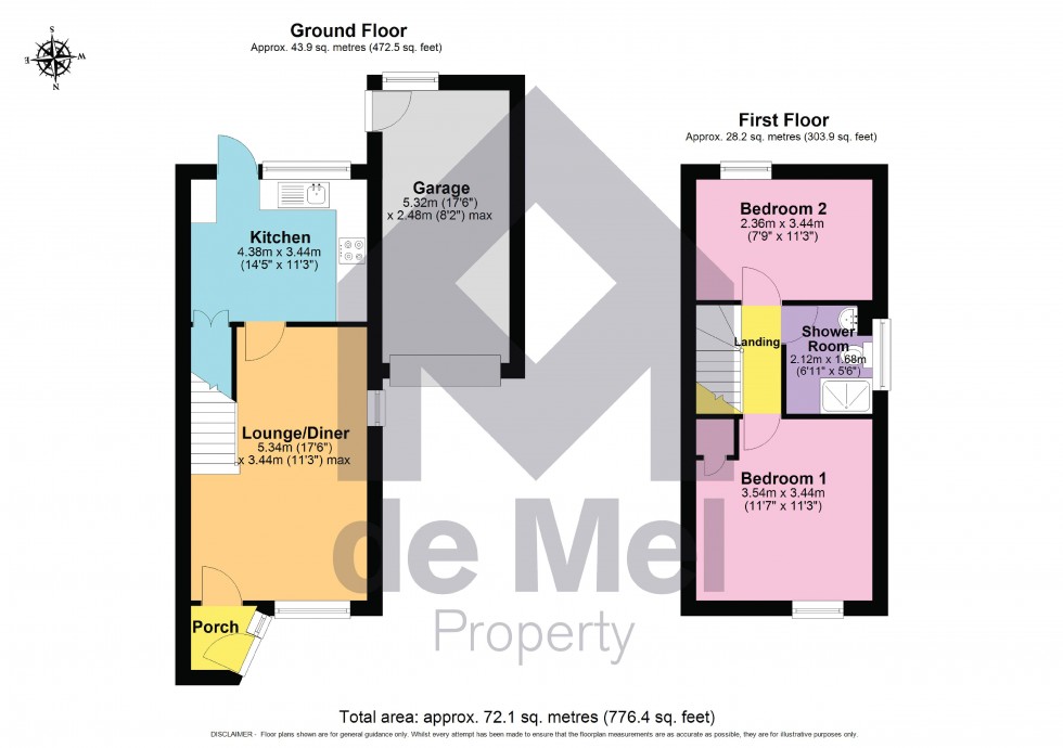 Floorplan for Kingswood Close, Bishops Cleeve