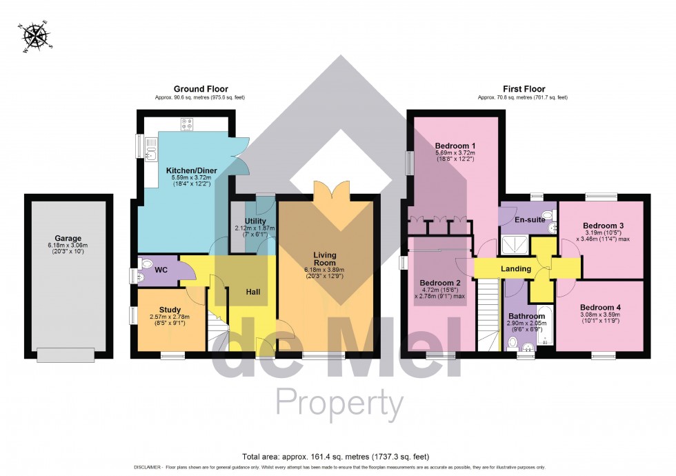Floorplan for Court Farm Close, Pamington, Tewkesbury, GL20