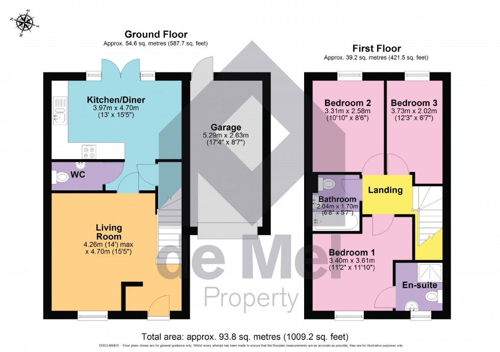 Floorplan for Barnaby Road, Bishops Cleeve