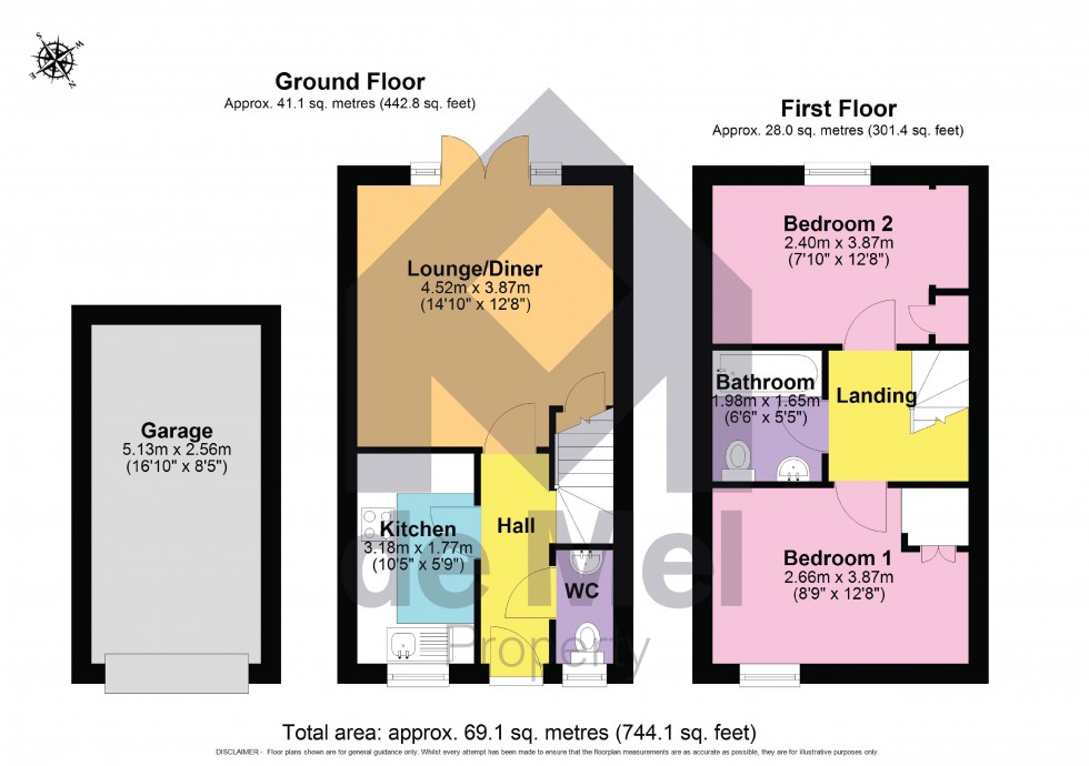 Floorplan for Prince Regent Avenue, Cheltenham, Gloucestershire, GL50