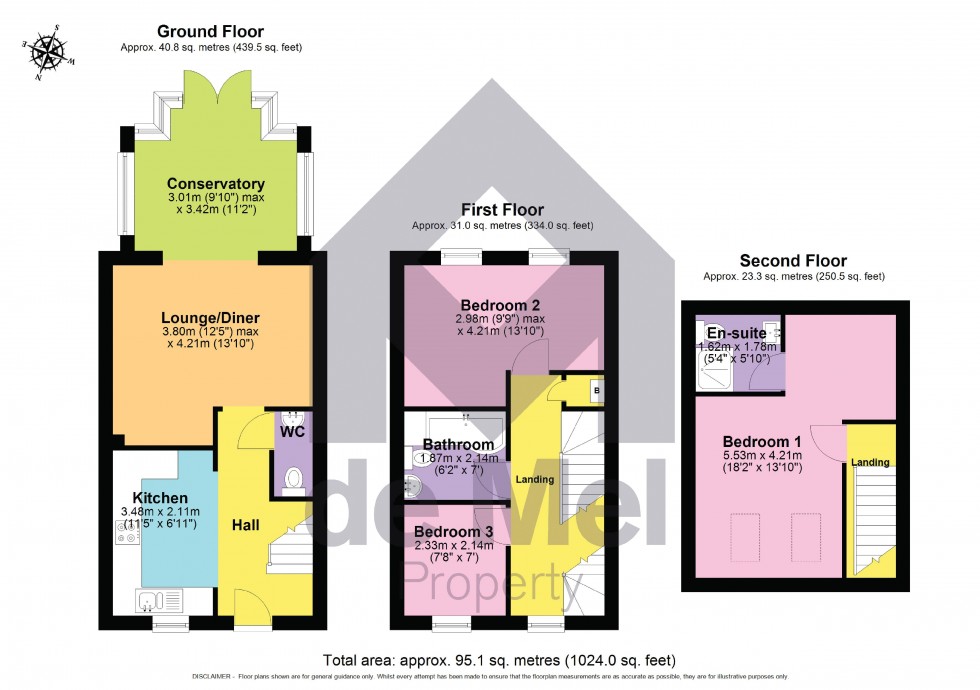Floorplan for Hanson Gardens, Bishops Cleeve