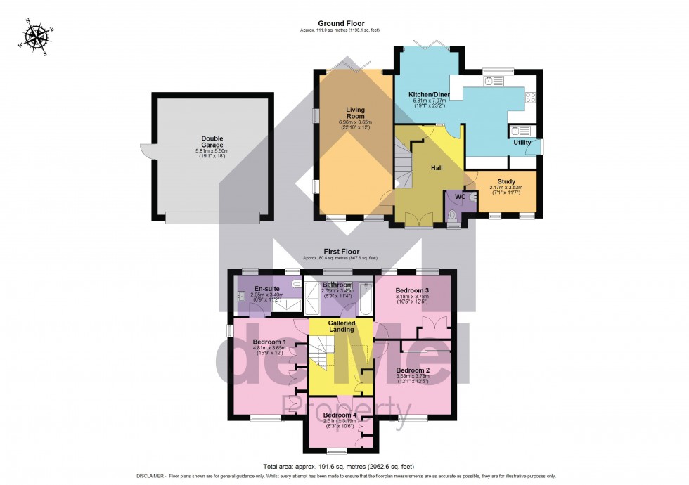 Floorplan for Chancel Way, Charlton Kings