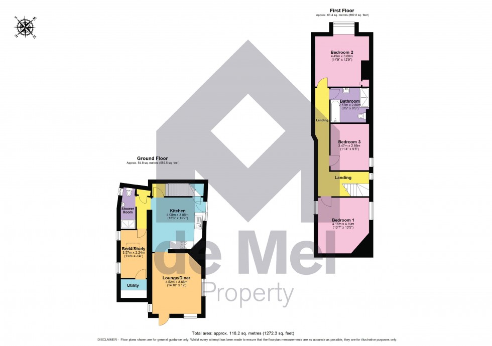Floorplan for Bull Lane, Winchcombe